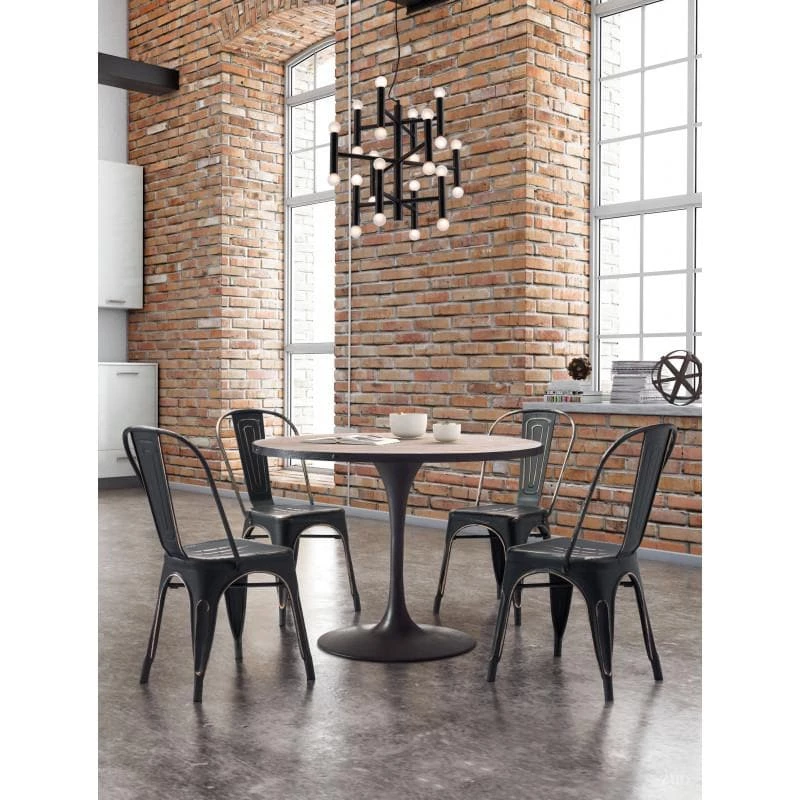 Zuo Mod Alton Ceiling Lamp Black Home Decor