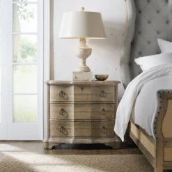 Bedroom Hooker Furniture - Boheme Bastogne Three-Drawer Nightstand