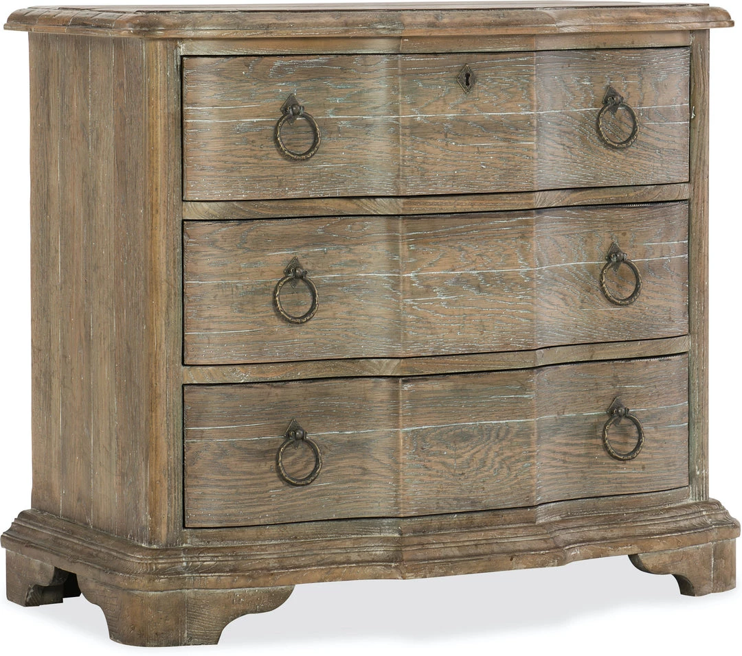 Bedroom Hooker Furniture - Boheme Bastogne Three-Drawer Nightstand