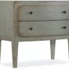Hooker Furniture - Ciao Bella Two-Drawer Nightstand- Speckled Gray
