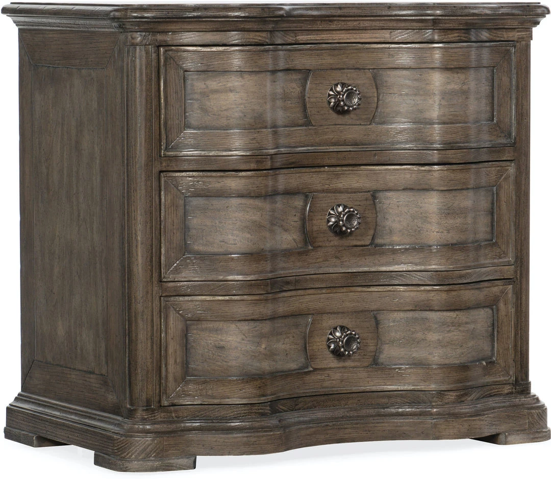 Bedroom Hooker Furniture - Woodlands Three-Drawer Nightstand