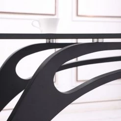 VIG Modrest Suffolk - Contemporary Black Ash Desk Office