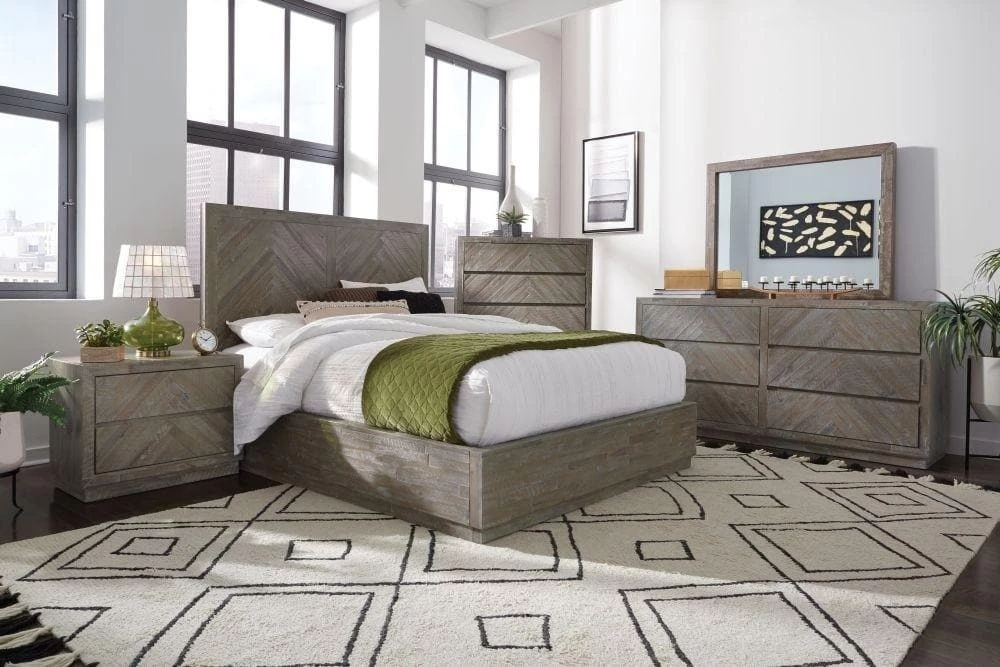 Modus Furniture Herringbonen Platform Bed