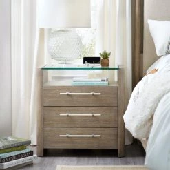 Hooker Furniture - Affinity Three-Drawer Nightstand Bedroom
