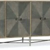Buffet Hooker Furniture Living Room Melange Zola Four-Door Credenza