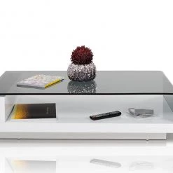 VIG Living Room Modrest Tide - Modern Glass Coffee Table