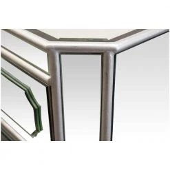 Best Master Furniture Simplicity Mirrored 5 Drawer Hall Chest Bedroom