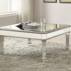 Coaster Living Room Felicity Mirrored Coffee Table