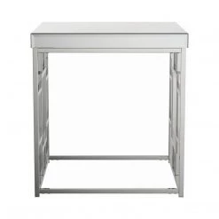 Coaster Ilsa Geometric Frame Square End Table