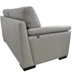 VIG Estro Salotti Morris Italian Modern Grey Leather Sofa Set