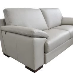 VIG Estro Salotti Morris Italian Modern Grey Leather Sofa Set