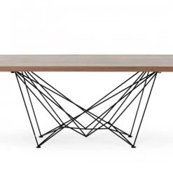 VIG Modrest Naomi Modern Walnut Dining Table