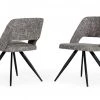 VIG Modrest Palmer - Modern Grey Fabric Dining Chair (Set Of 2)