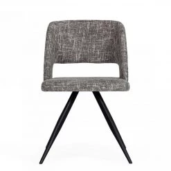 VIG Modrest Palmer - Modern Grey Fabric Dining Chair (Set Of 2)