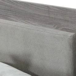 VIG Beds & Headboards Nova Domus Enzo Italian Modern Grey Oak & Fabric Bedroom Set