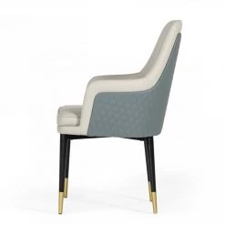 VIG Modrest Duval Modern Grey Dining Chair