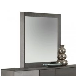 VIG Beds & Headboards Nova Domus Palermo Italian Modern Faux Concrete & Grey Bedroom Set