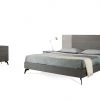 VIG Beds & Headboards Nova Domus Palermo Italian Modern Faux Concrete & Grey Bedroom Set