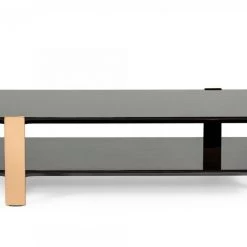 VIG Modrest Leroy Modern Ebony & Rosegold Coffee Table Living Room
