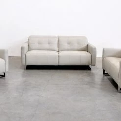VIG Living Room Estro Salotti Duca Modern Leather Sofa Set W/ Recliners