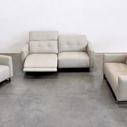 VIG Living Room Estro Salotti Duca Modern Leather Sofa Set W/ Recliners