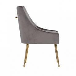 VIG Modrest Castana Modern Velvet & Gold Dining Chair (Set Of 2)
