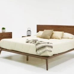 VIG Modrest Carmen Mid-Century Modern Walnut Bed