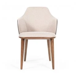 VIG Modrest Megan Modern Beige & Grey Dining Chair