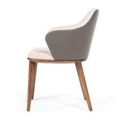 VIG Modrest Megan Modern Beige & Grey Dining Chair
