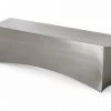 VIG Modrest Modern - Anvil Rectangular Brushed Stainless Steel Bench Bedroom