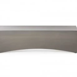 VIG Modrest Modern - Anvil Rectangular Brushed Stainless Steel Bench Bedroom