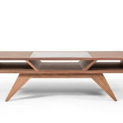 VIG Living Room Modrest Dublin Modern Walnut Coffee Table