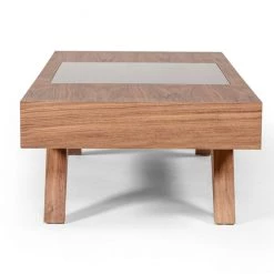 VIG Living Room Modrest Dublin Modern Walnut Coffee Table