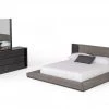 VIG Nova Domus Jagger Modern Grey Bedroom Set Beds & Headboards
