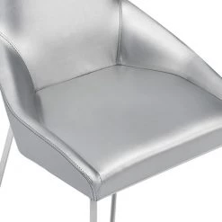 VIG Modrest Sarah Modern Pearl Grey Leatherette Dining Chair (Set Of 2) Dining Room