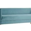 VIG Living Room Divani Casa Putnum Modern Blue Velvet Sofa