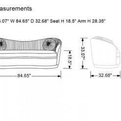 VIG Divani Casa Rockford Modern Grey Velvet Sofa