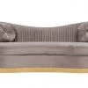 VIG Divani Casa Rockford Modern Grey Velvet Sofa