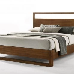 VIG Nova Domus Berlin - Modern Walnut Bed
