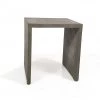 VIG Living Room Modrest Creede - Modern Grey Concrete End Table
