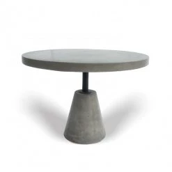 VIG Modrest Lenado - Modern Grey Concrete End Table Living Room