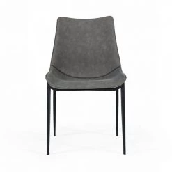 VIG Modrest Frasier - Modern Grey Eco-Leather Dining Chair (Set Of 2 )