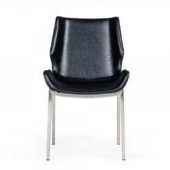 VIG Modrest Tina - Modern Black Eco-Leather Dining Chair (Set Of 2)