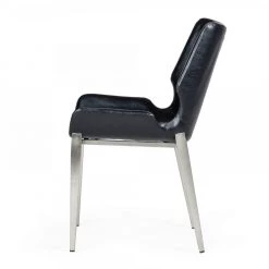 VIG Modrest Tina - Modern Black Eco-Leather Dining Chair (Set Of 2)