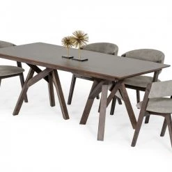 VIG Dining Room Modrest Grover - Modern Dark Wenge Dining Table