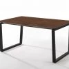 VIG Dining Room Modrest Escot - Modern Walnut & Black Dining Table
