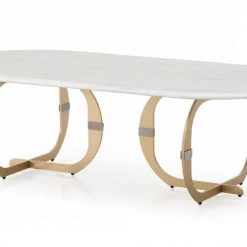 VIG Living Room Modrest Echo - Modern Marble Coffee Table