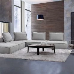 VIG Living Room Divani Casa Nolden - Modern Fabric Modular Sectional Sofa