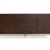VIG Living Room Modrest Nathan - Modern Acacia & Brass Buffet