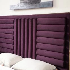 VIG Beds & Headboards Modrest Daystar - Eastern King Modern Beige Velvet & Gold Bed